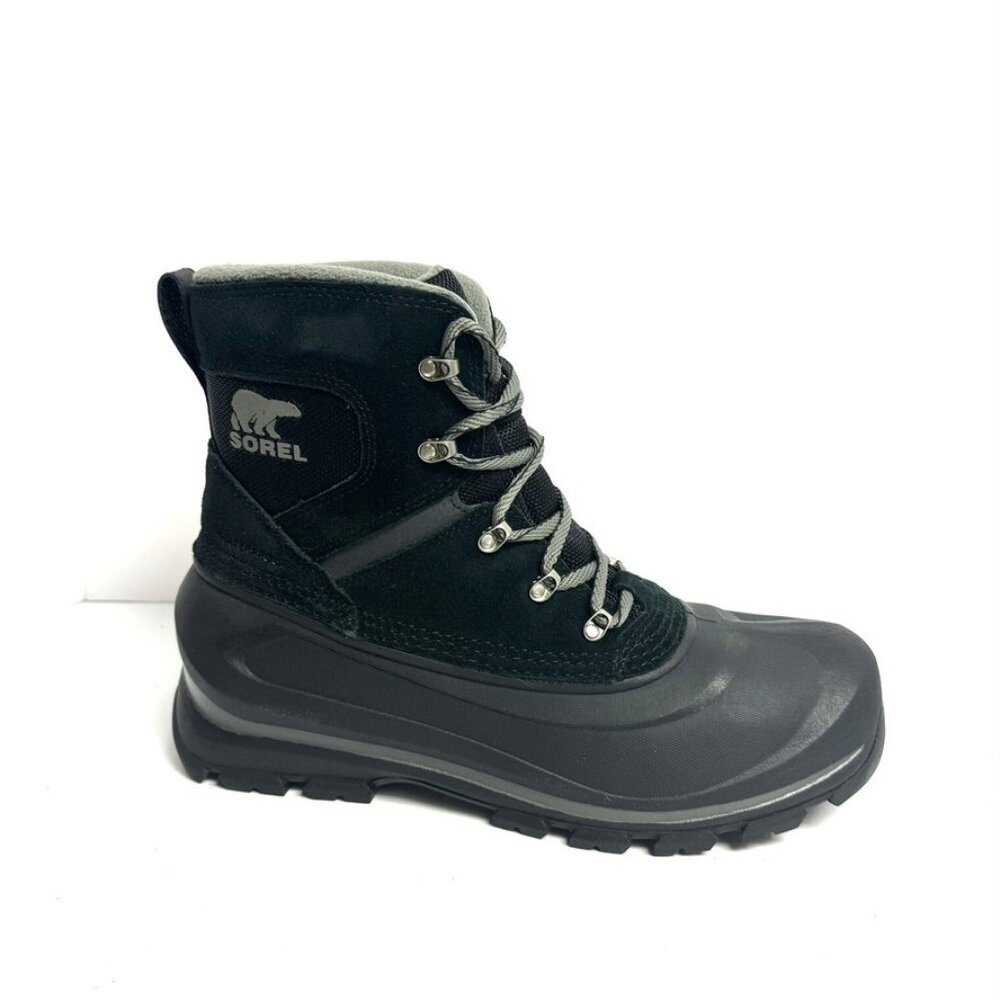Sorel Men's Buxton Lace Waterproof Winter Boots Black, Size 10 M